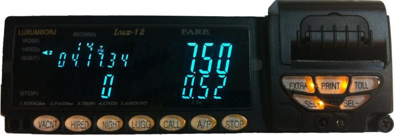 Taxi Meter LUX-12